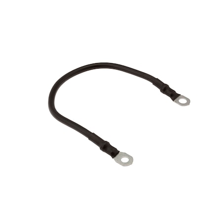 Nobles/Tennant BATTERY CABLE - EYELET TO EYELET, BLACK 4GA 14 in. 130364